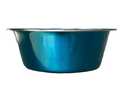 Standard Dog Bowl — Stainless Steel, Turquoise, 8 oz.